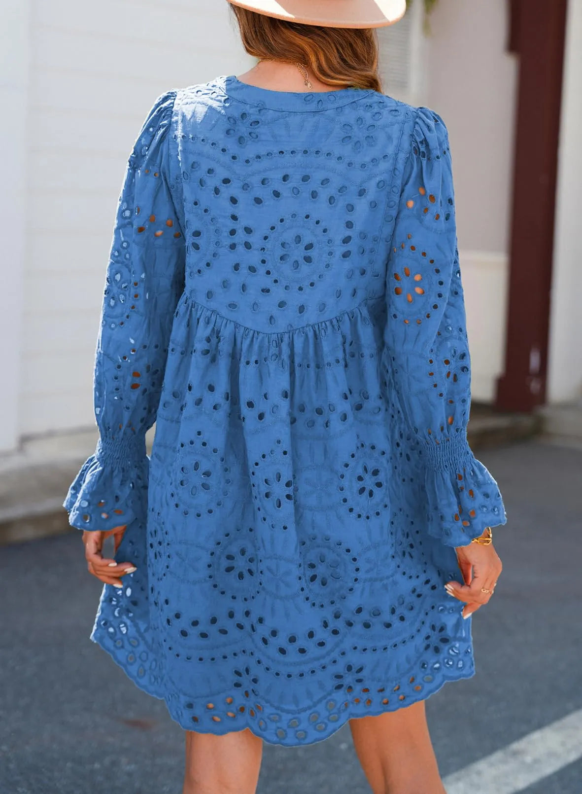 Kirelle - Breathable V-Neck Skirt Dress
