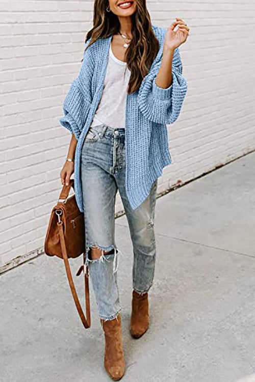 Open Front Classical Cardigan