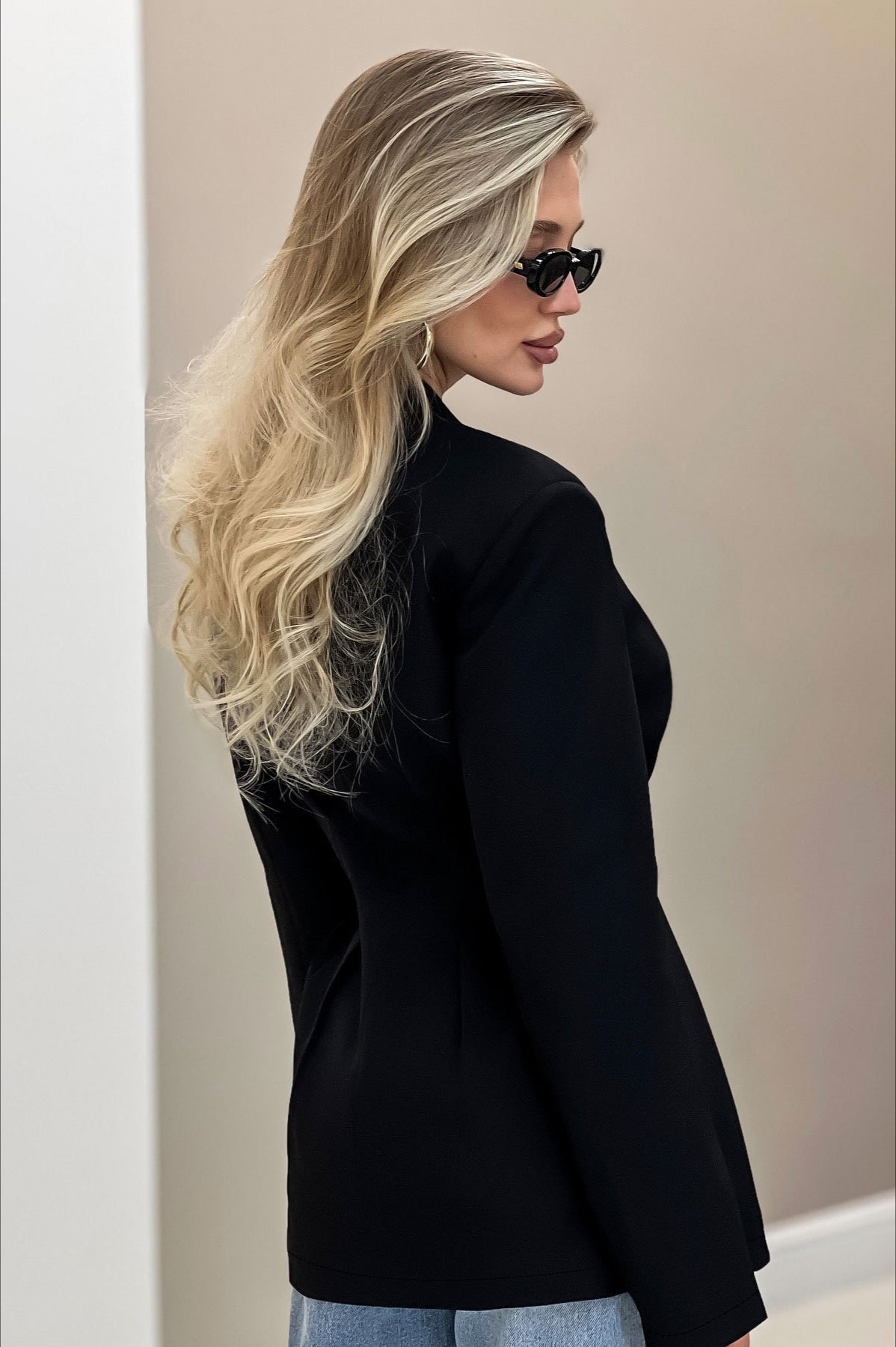 Belted Slim Fit Blazer