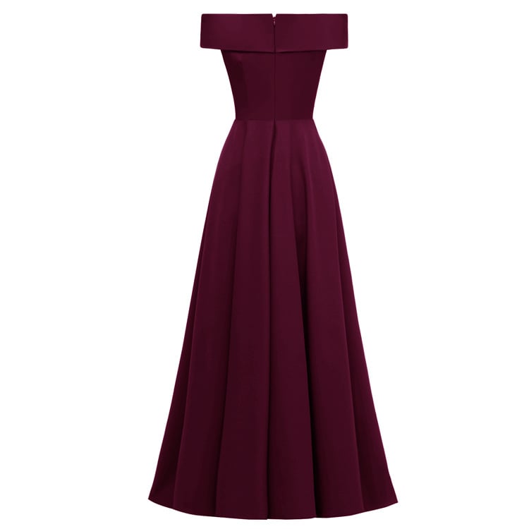 Trinidad Exclusive Off Shoulder Long Catwalk Evening Dress Statement Occasion Edit