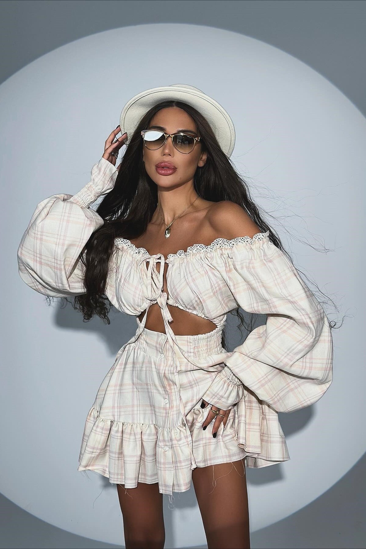 Cutout Lace Off-the-Shoulder Mini Dress - View 3