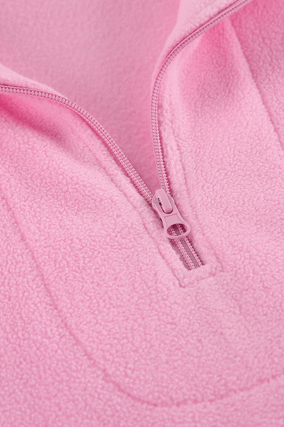 Sherpa Collared Pullover Hoodie