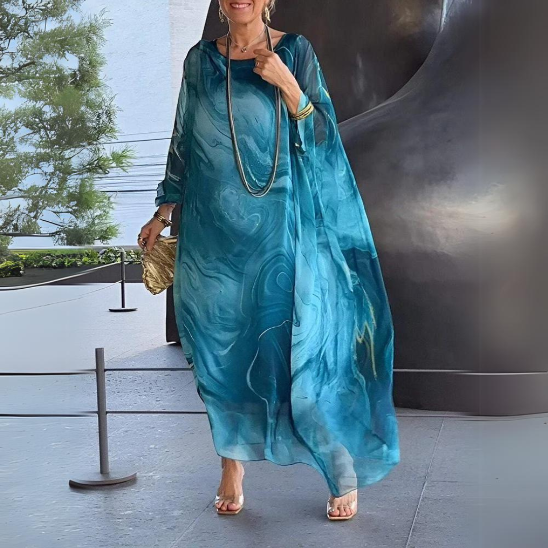Agustina Exclusive Silk Chiffon Dress Chic Silhouette Collection
