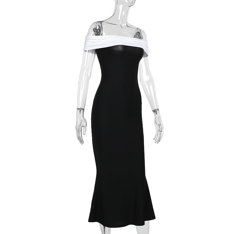 Dublin Off shoulder Dress Black