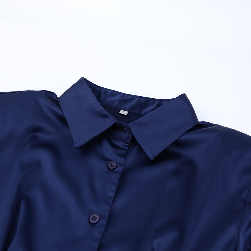 Anna Love Mini Dress - Blue