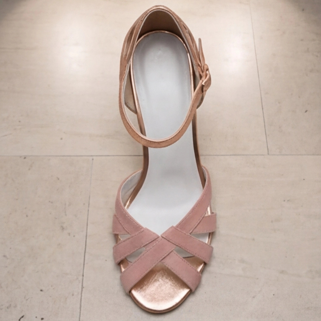 Open Toe Ankle Strap Strappy Stiletto Heel Sandals