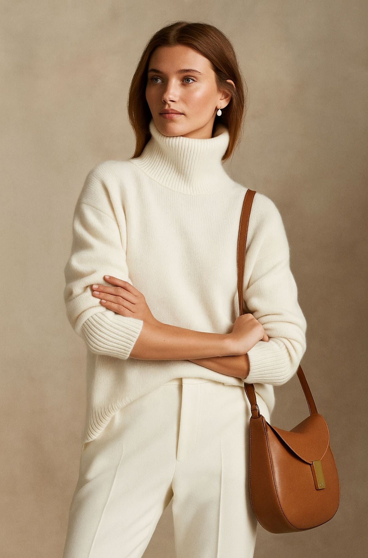 Women's Sweater | High Turtleneck Collar