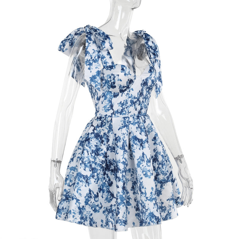 Sicily Mini Dress Blue