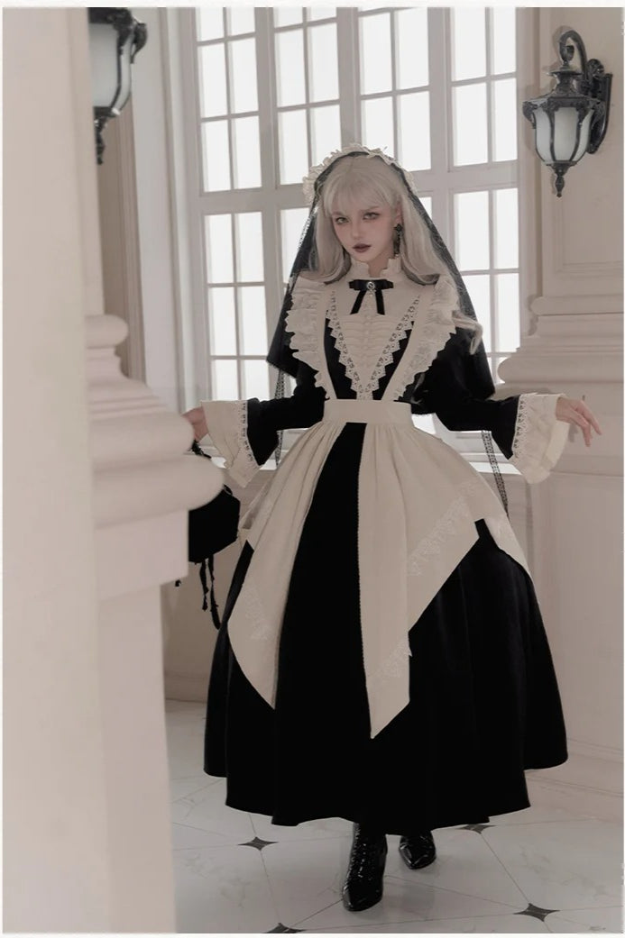 Gothic Nun Lolita Dress Costume