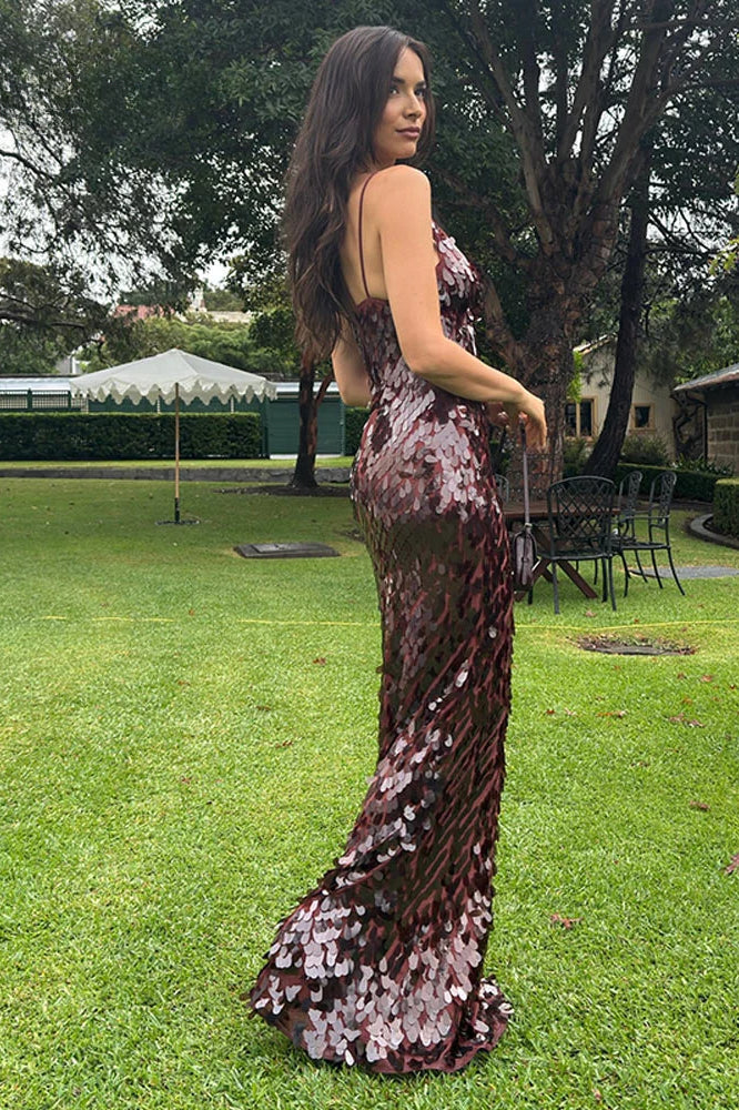 Sexy Sequin Long Maxi Dress