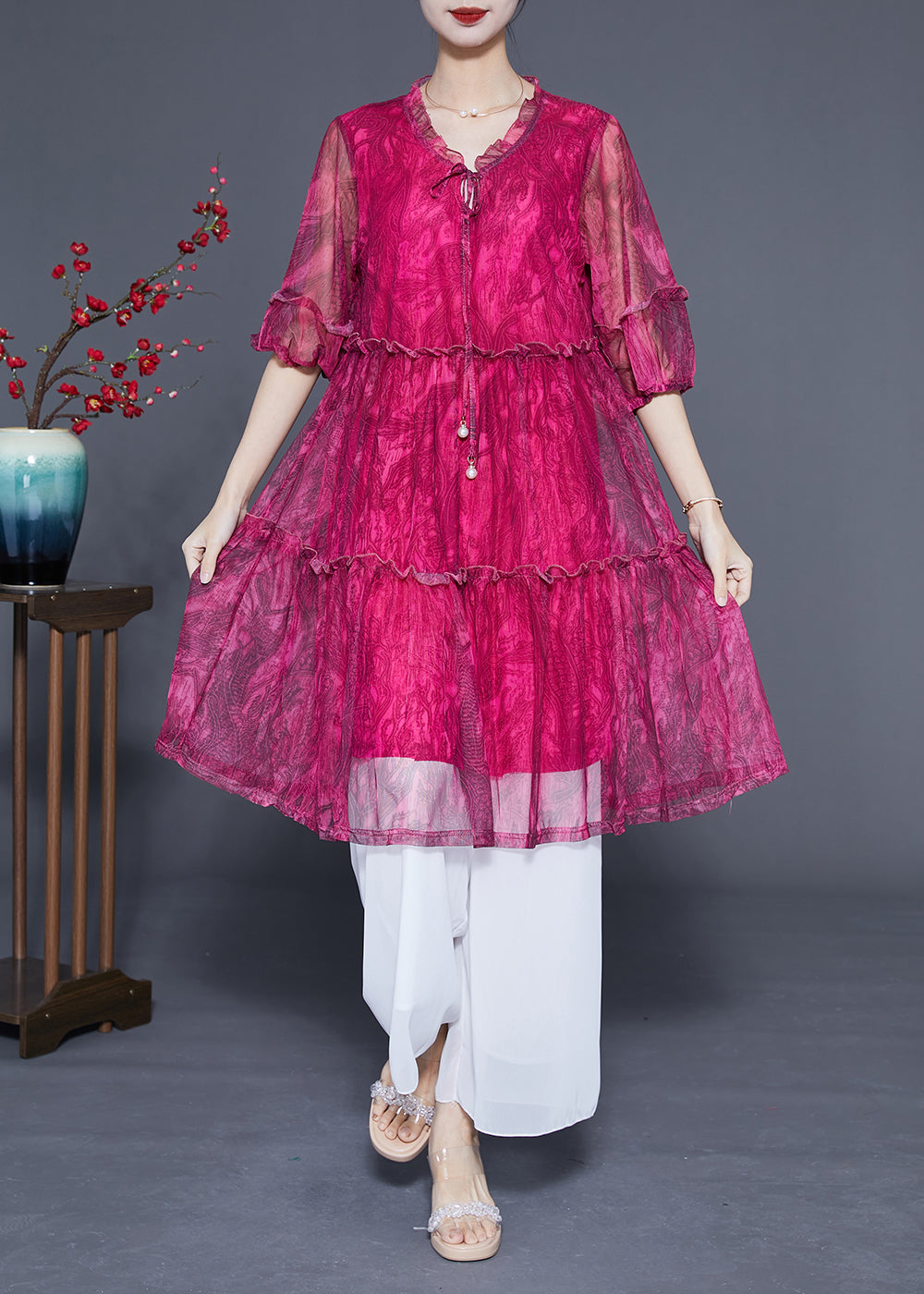 Classic Vintage Dress with a Flattering Fit