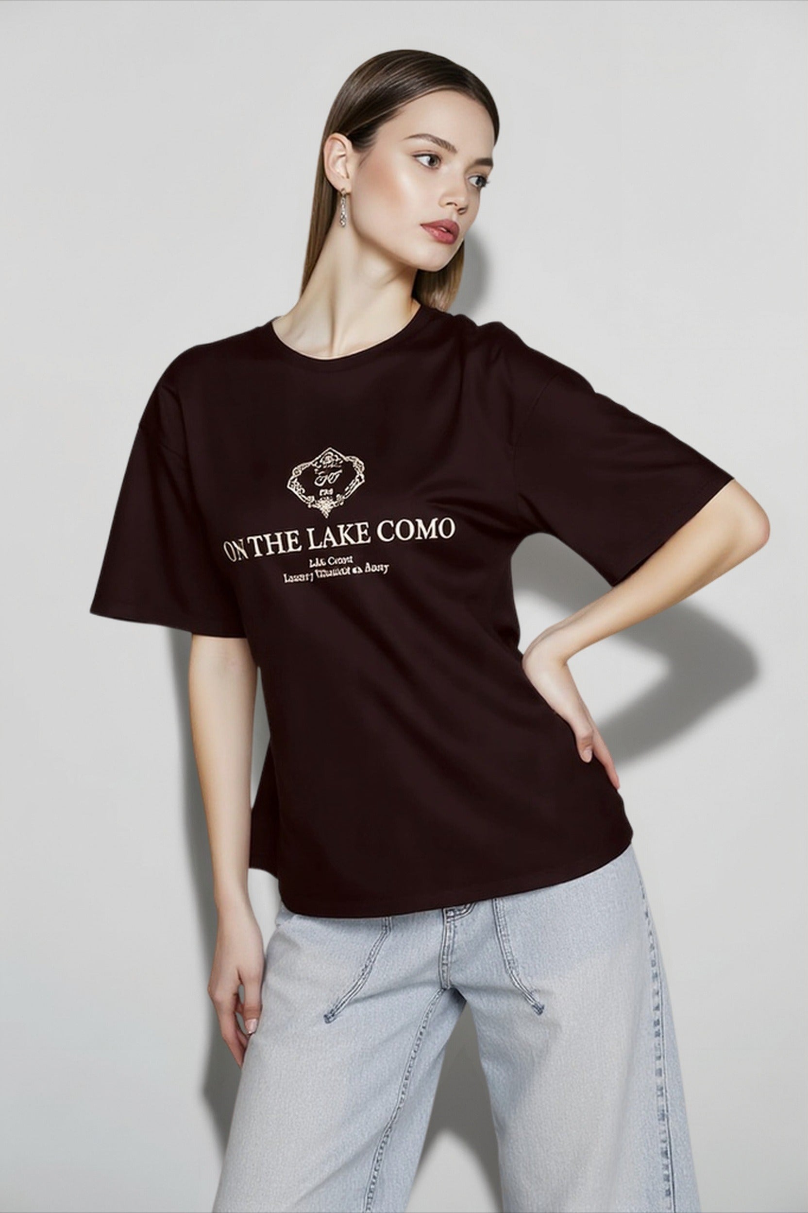 Letter Print Cotton Top
