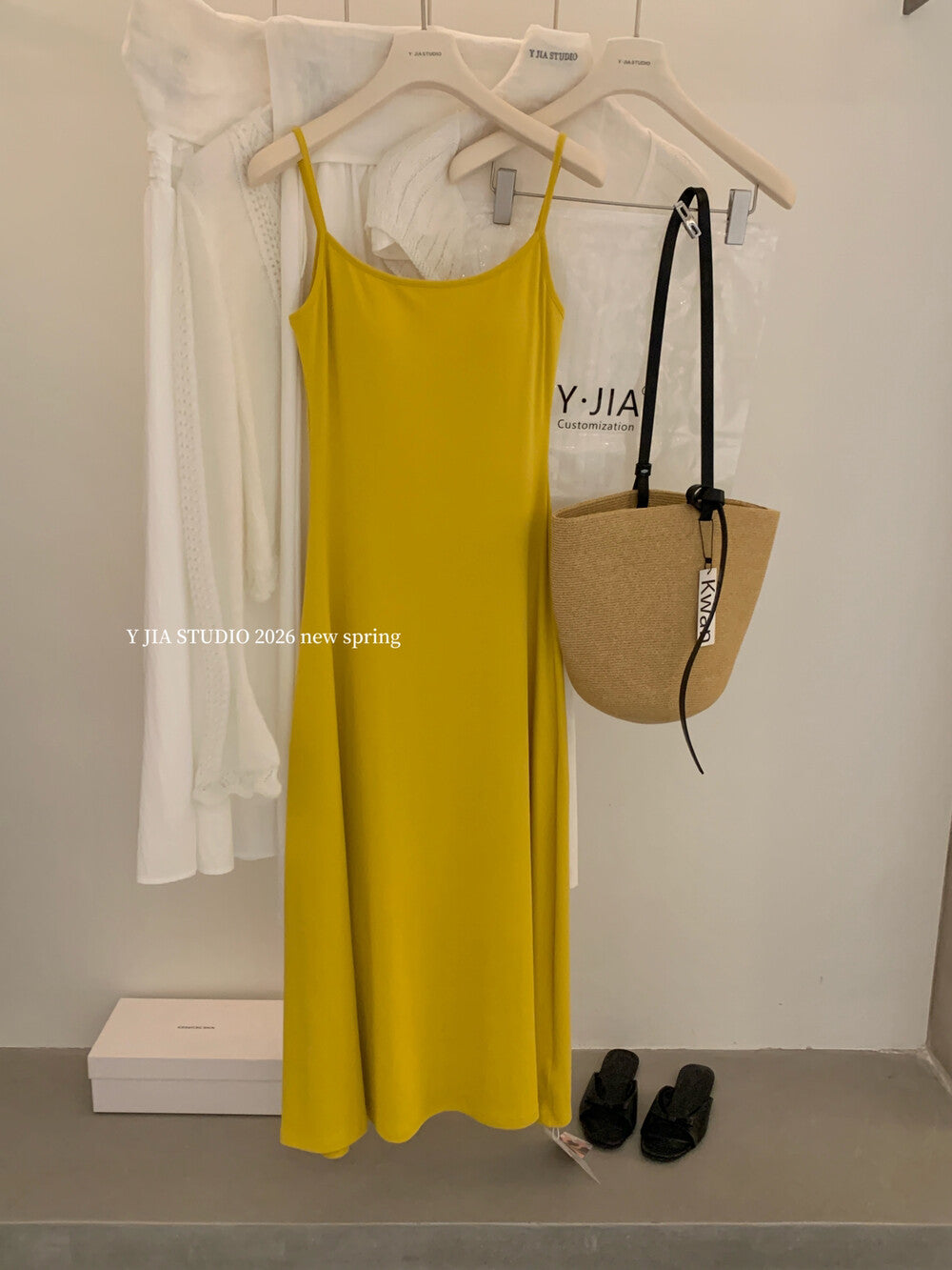 Spaghetti Strap Bodycon Slip Maxi Dress 20