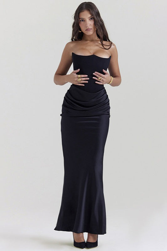 Strapless Ruched Party Dress 5