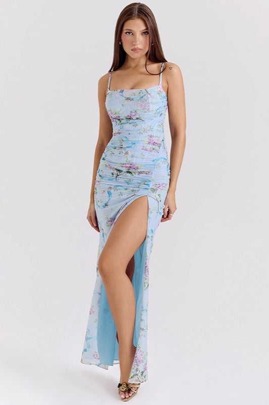 Lace Floral Maxi Dress
