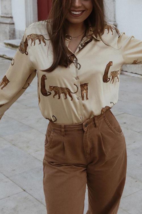 Animal Print Shirt