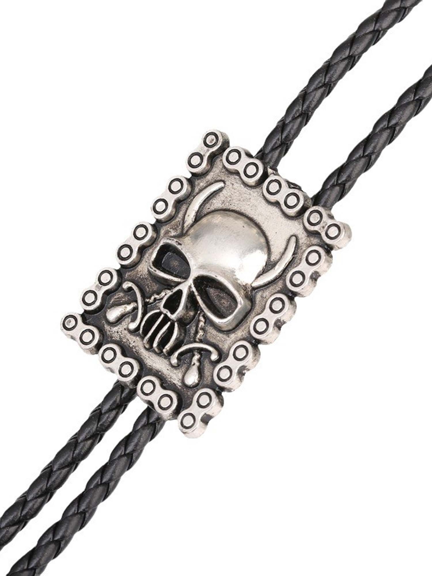 Halloween Skull Bolo Tie