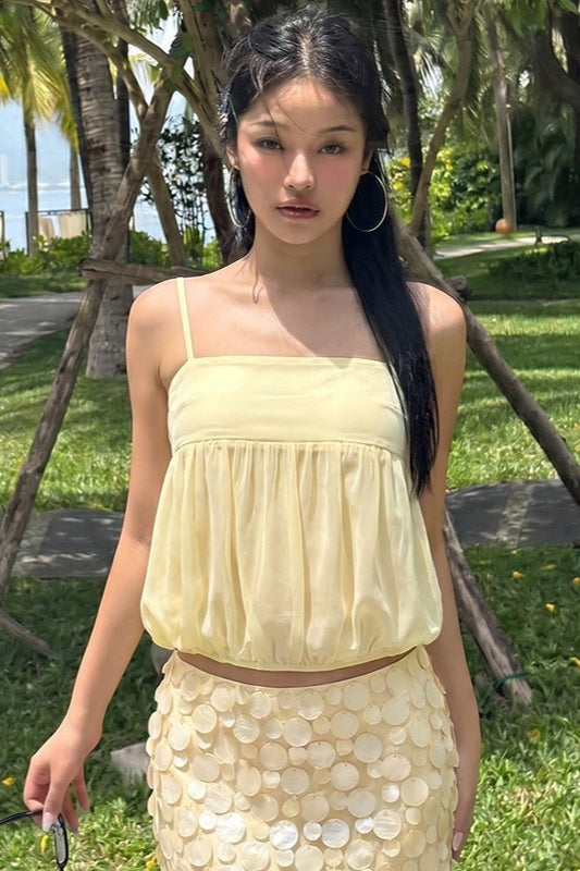 See-Through Layered Cami Top