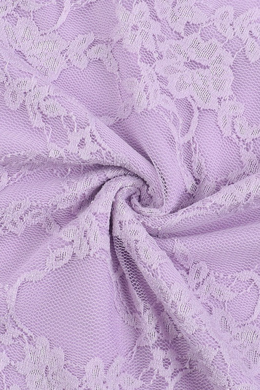 Cami Lace Split Hem Mini Dress - View 3