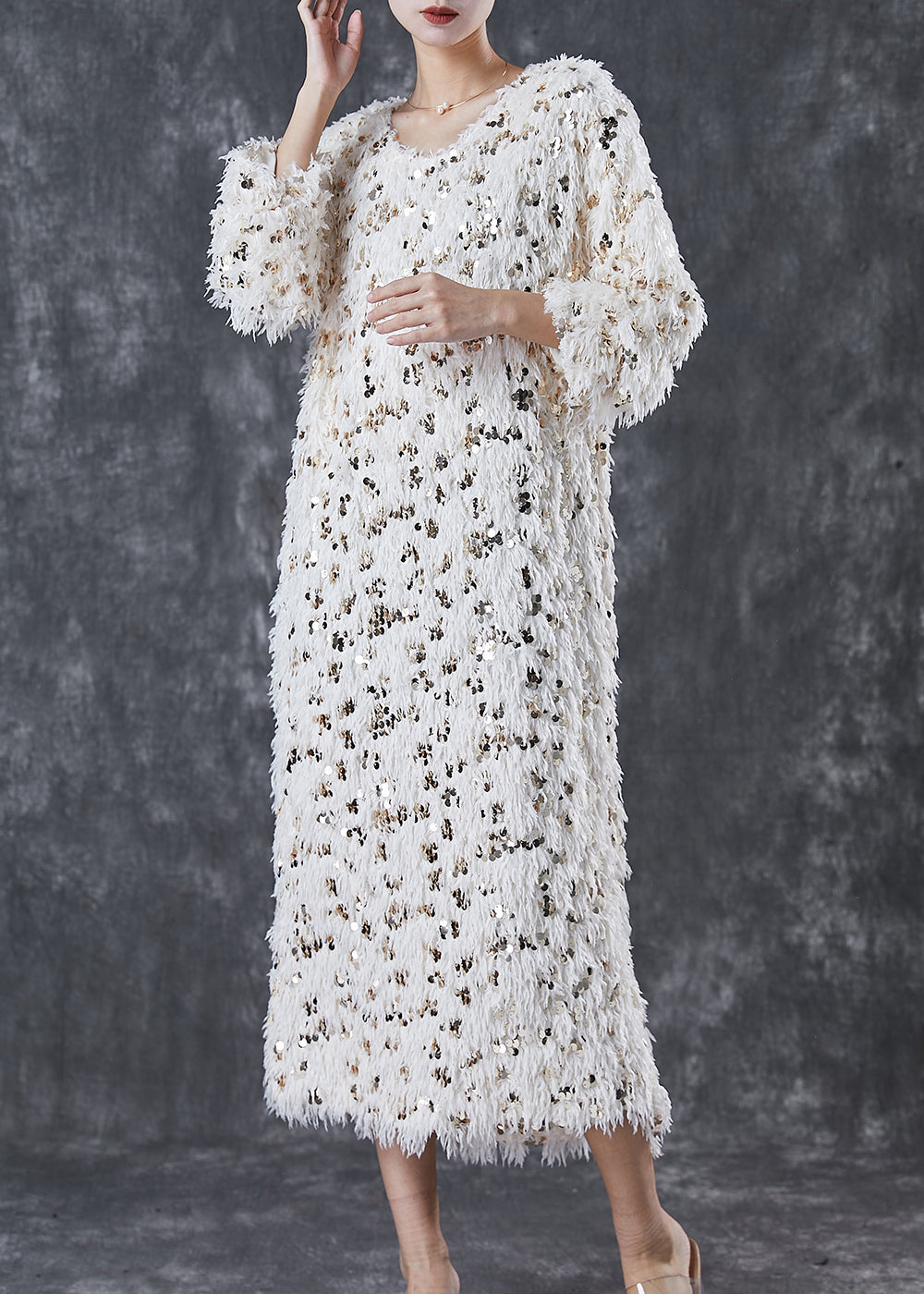 A Vintage Style Dress with Delicate Timeless Details