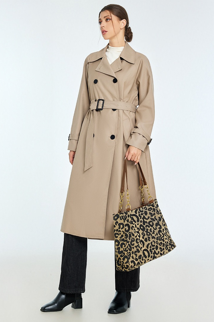 Petite MidLength Elegant Chic Overcoat