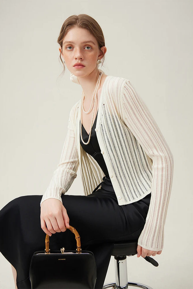 Casual Knit Open Front Cardigan