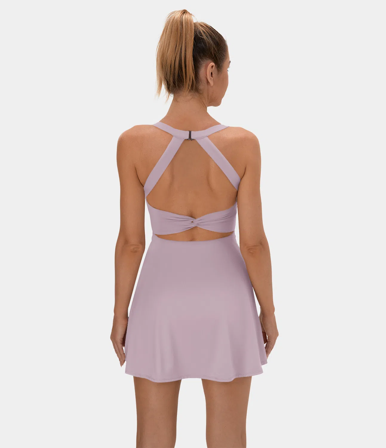 Backless Crisscross Active Dress-Easy Peezy Edition