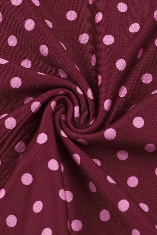 Backless Edition Polka Dot Cami Maxi Dress