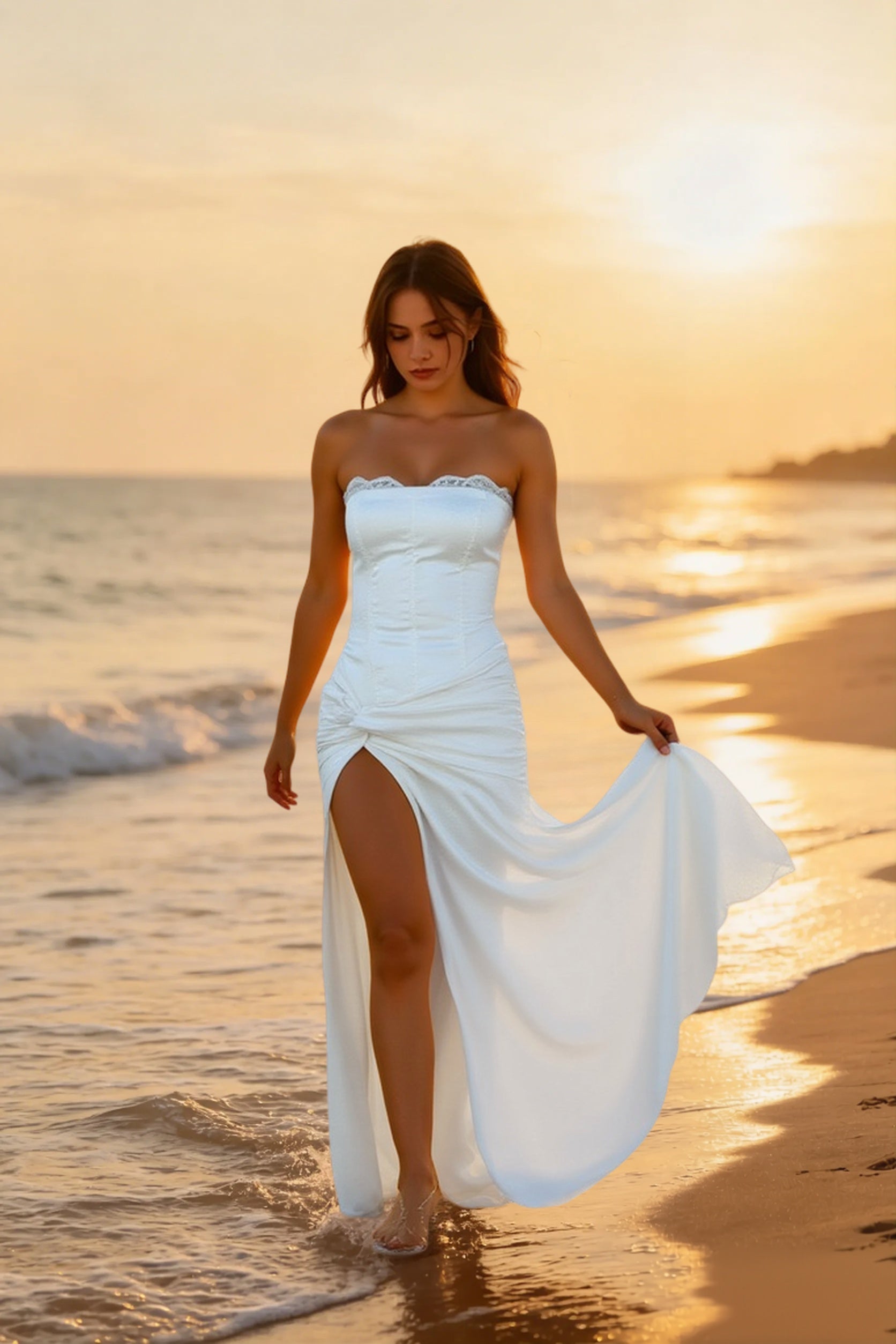Satin Maxi Dress
