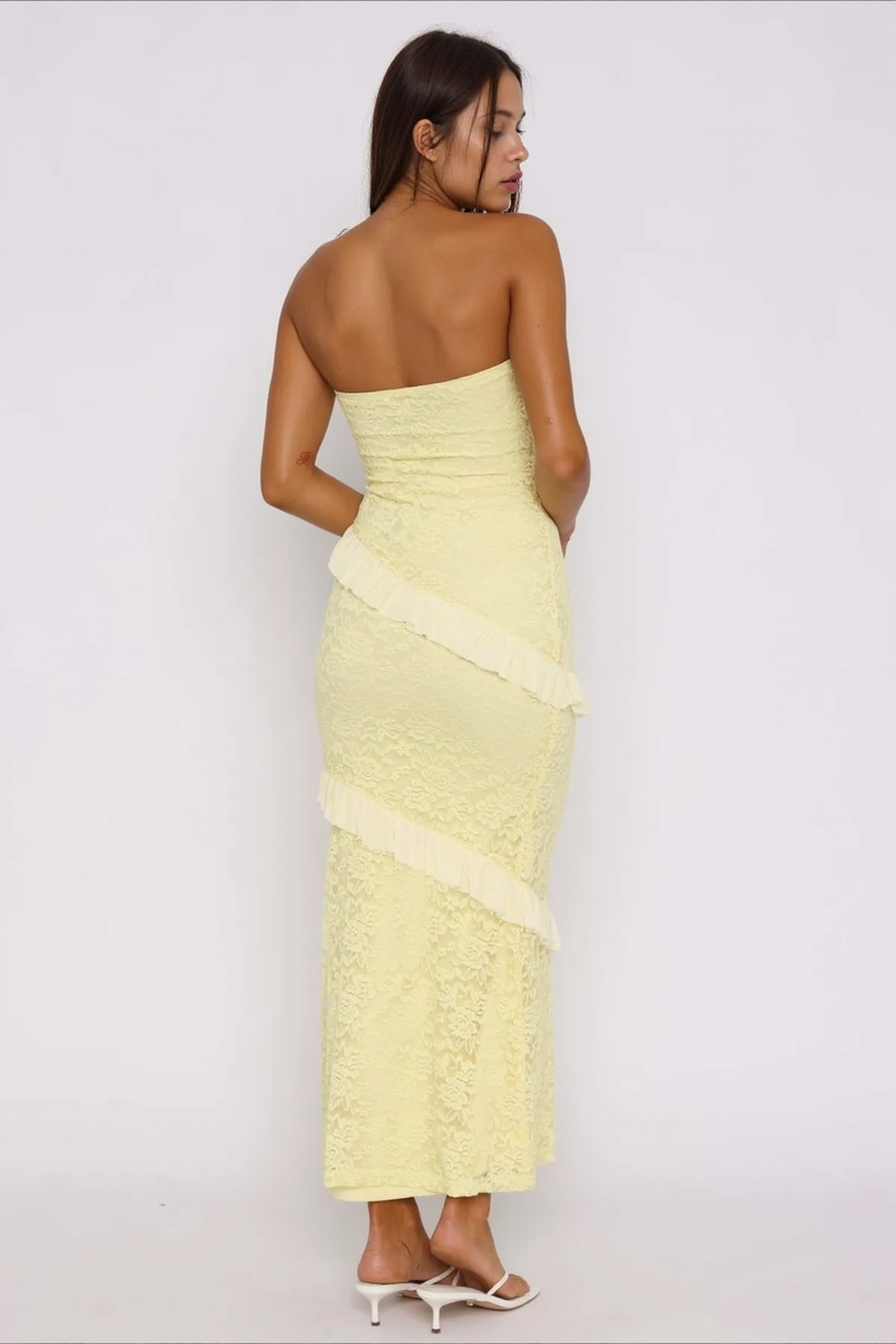 Strapless Maxi Tight Bodycon Dress