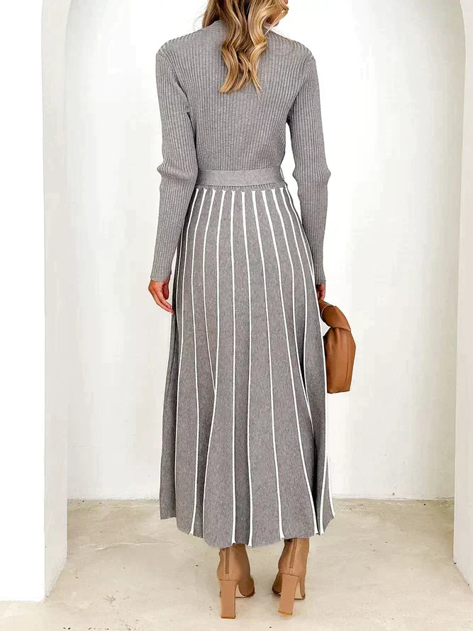 Timeless Iliana Long Sleeved Midi Dresses Chic Silhouette Collection