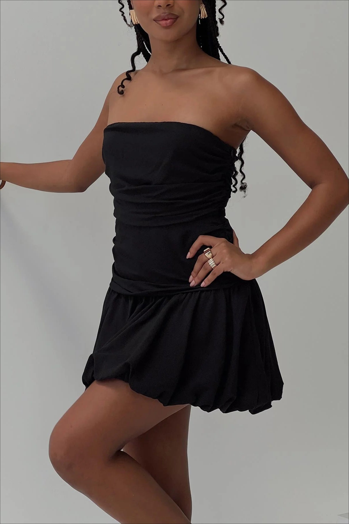 Strapless Bodycon Mini Party Dress