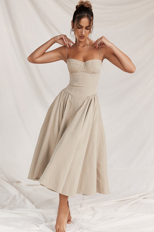 Longing For Love Strap Bustier Midi Dress - 8 Colors 4