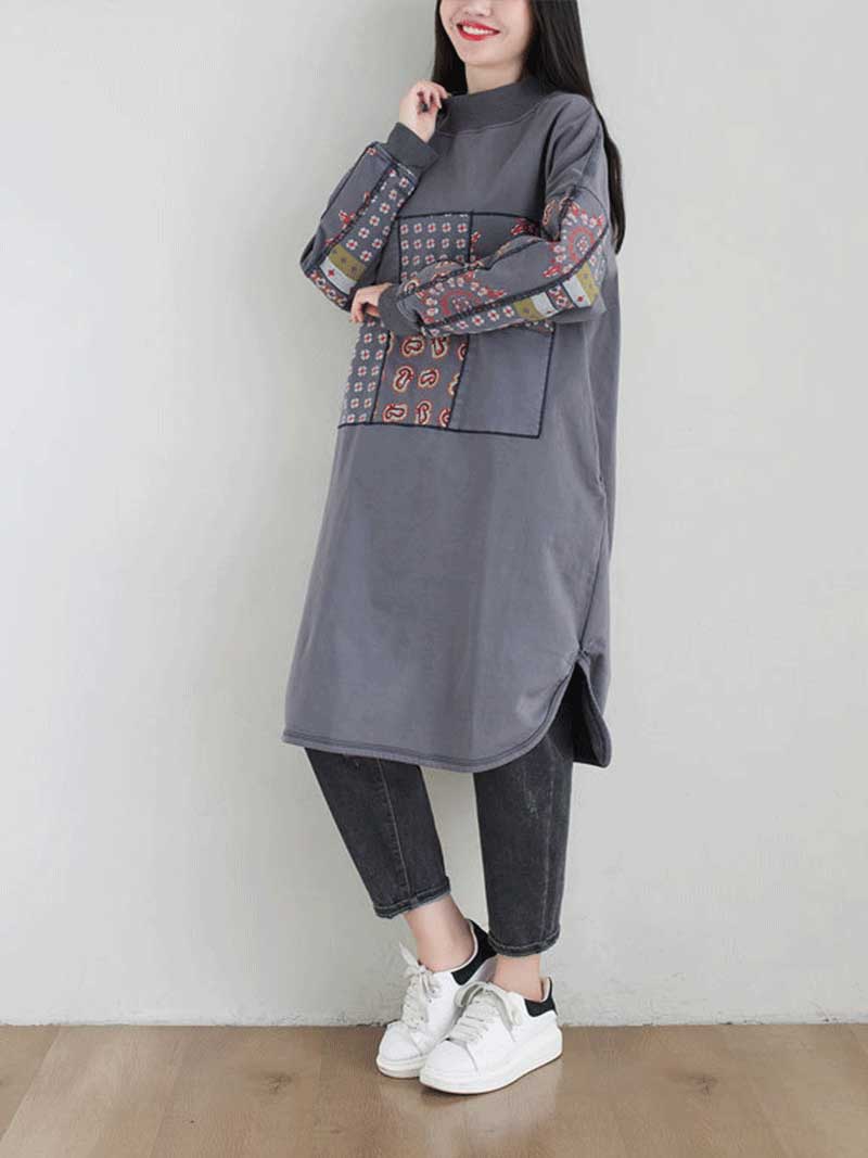 Remember Me Alway Turtleneck Pullover Sweater Midi Dress