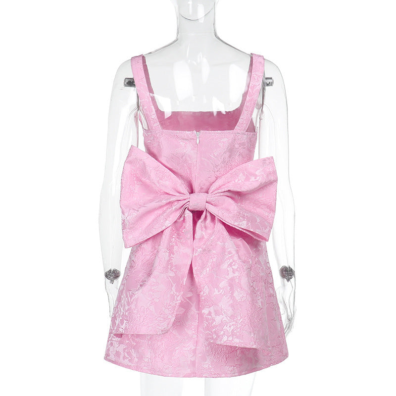 Moriyon Mini Dress-Pink