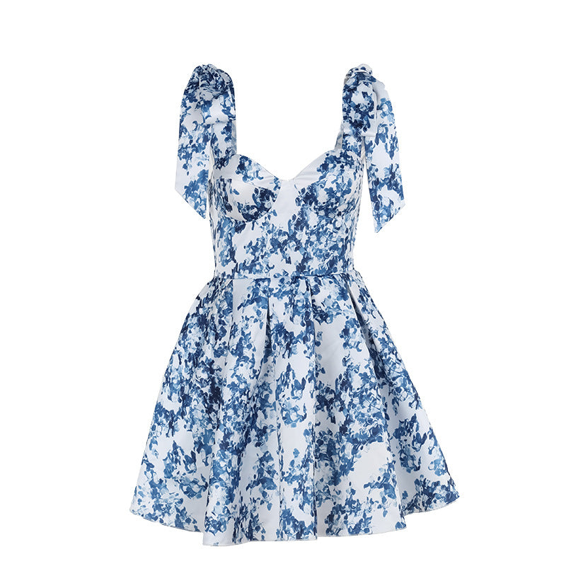 Sicily Mini Dress Blue