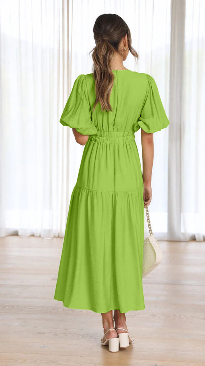 Brunch It Right Midi Dress - Light Green