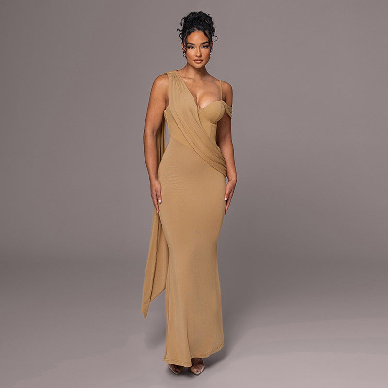Elnora Maxi Dress Khaki