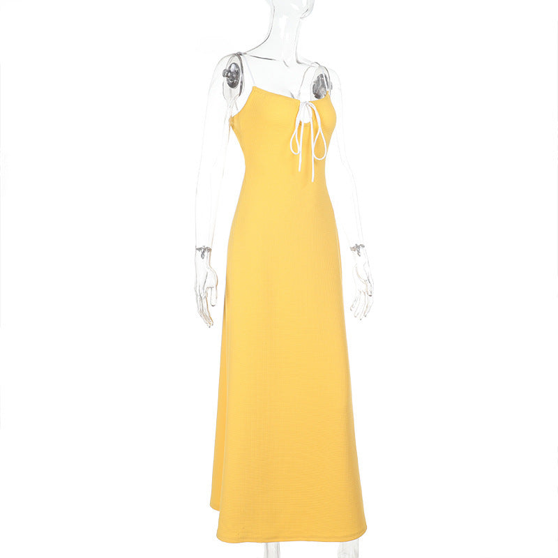Angel Aura Maxi Dress Yellow