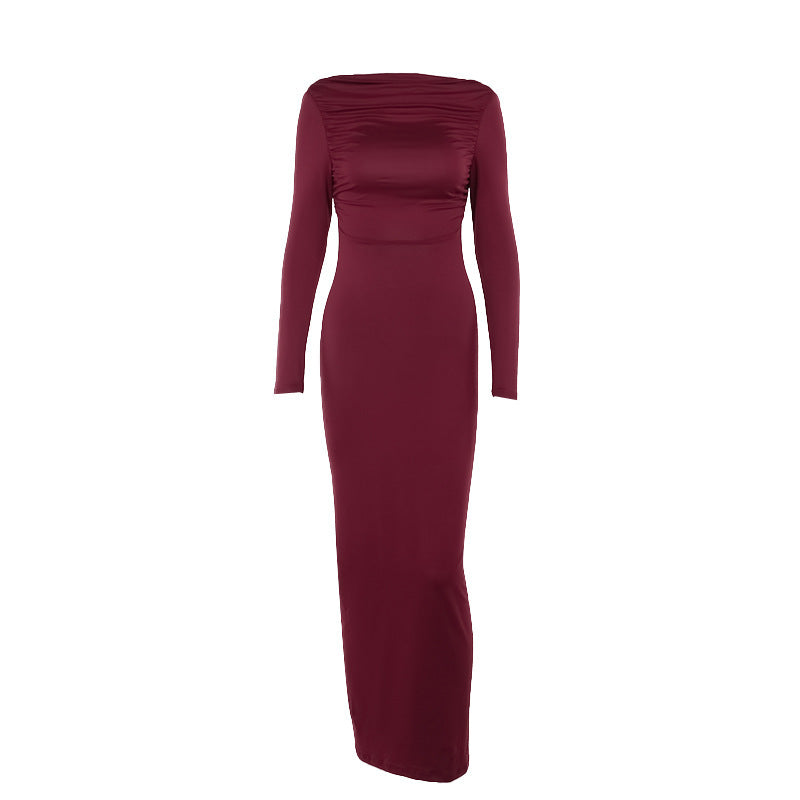 Mulberry Maxi Dress - Maroon