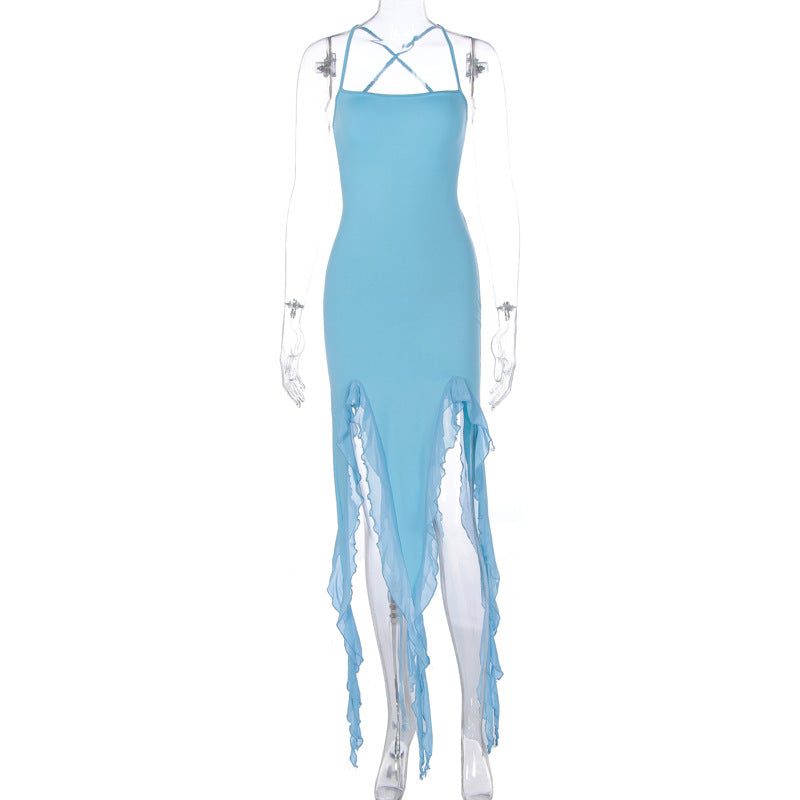 Afia Dress Light Blue