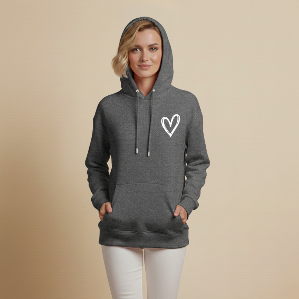 Casual Printed Hoodie Jacket for Women
