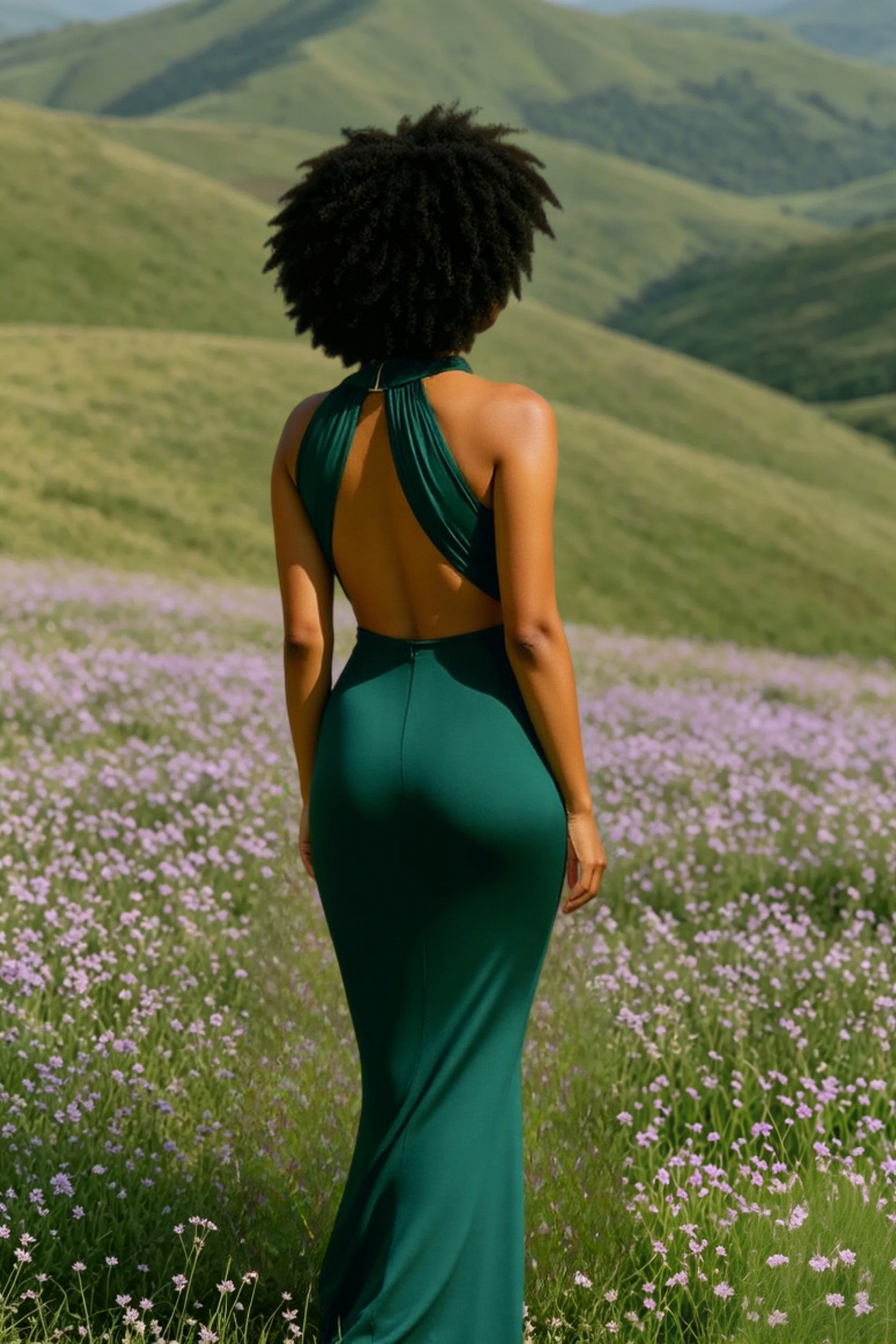 Halter-Neck Dress