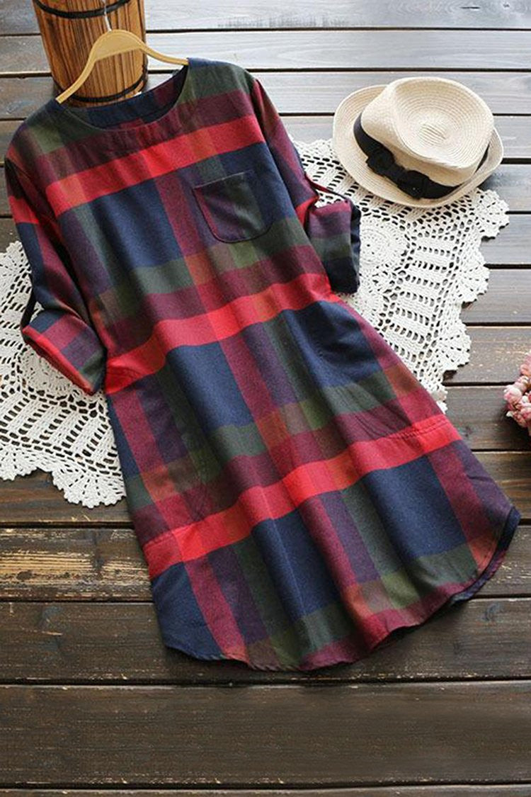 Lady Leisure Plaid Dress