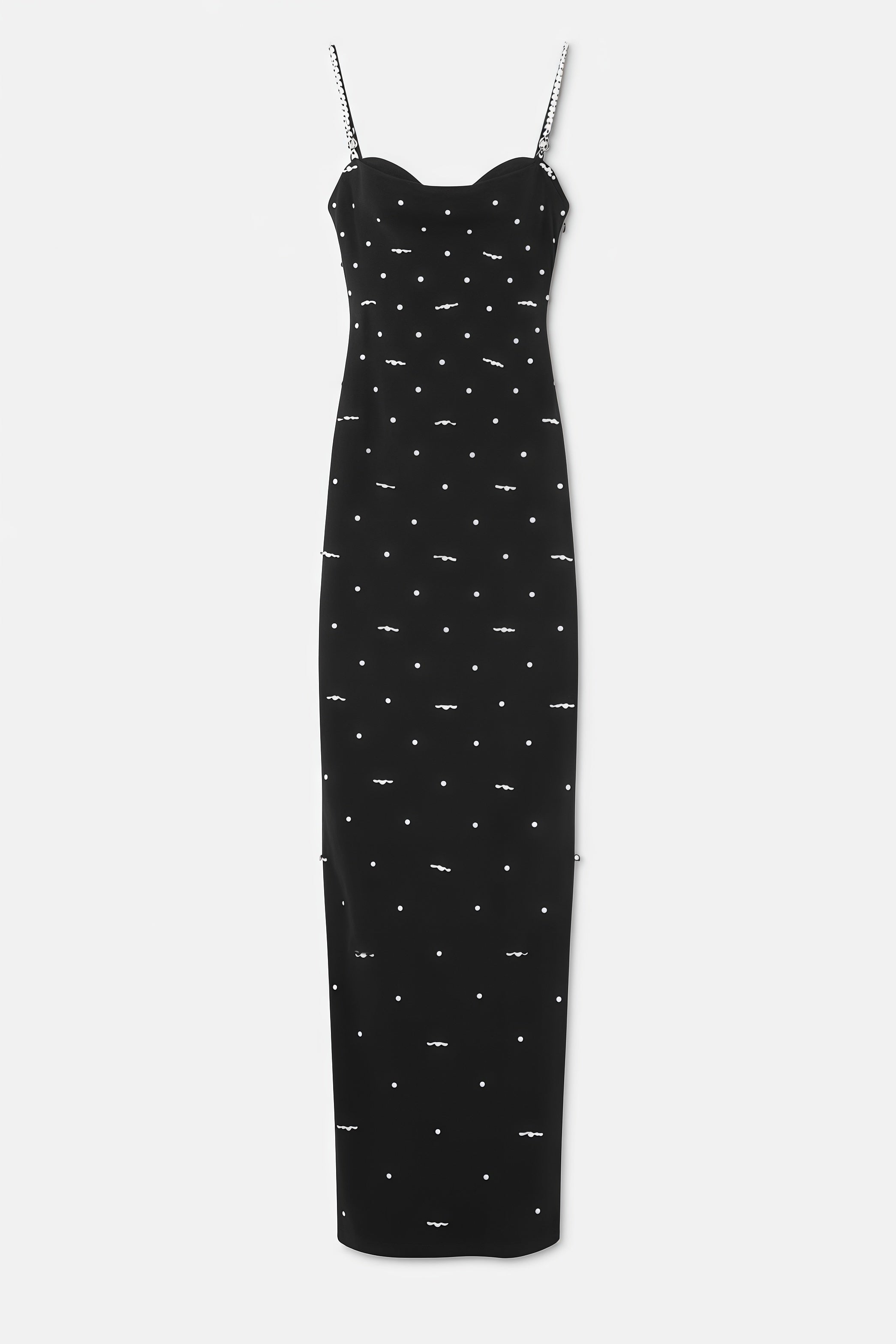 Tavib Beaded Backless Strapless Maxi Dress - View 4