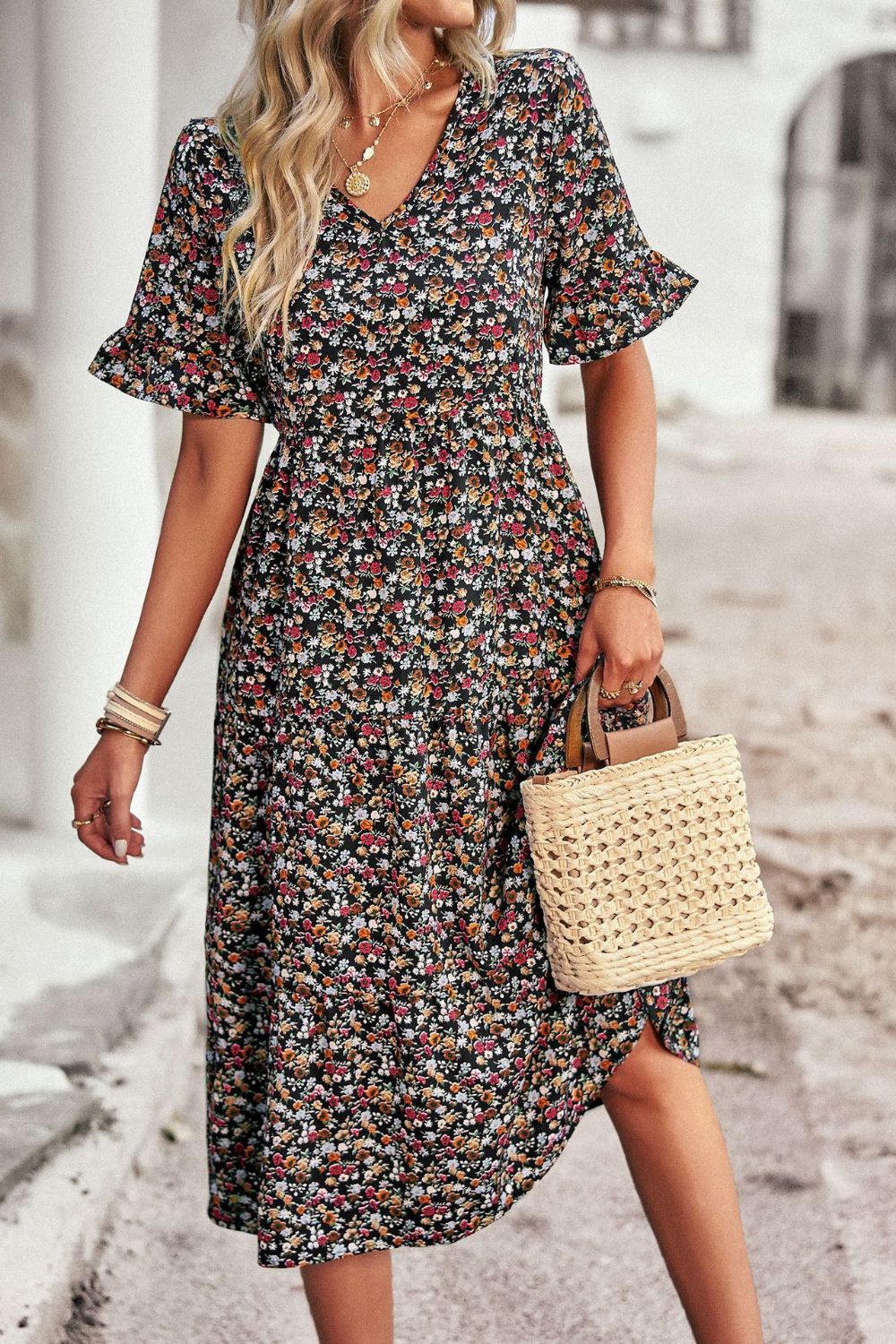 Elegantly Styled Dress for Everyday Wear