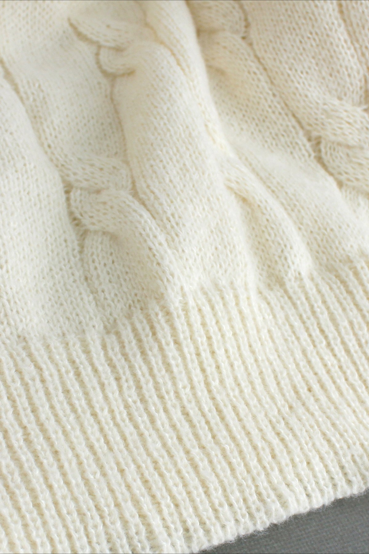 Long Sleeve Cable Knit Sweater Dress