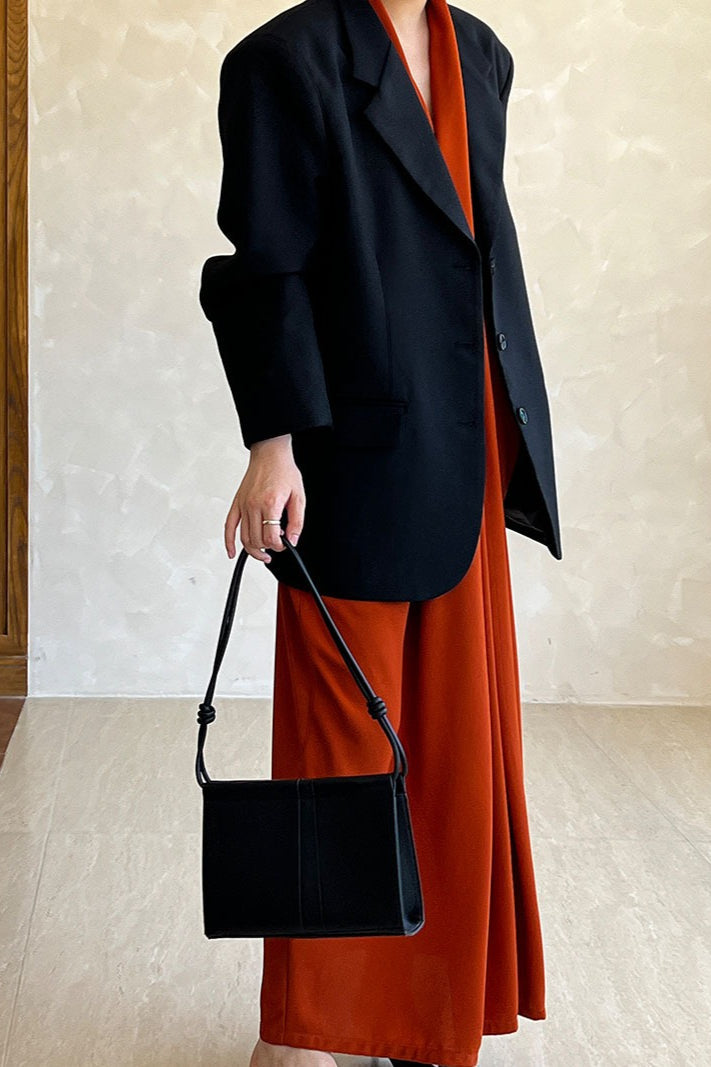 Vintage Casual Long Sleeve Blazer