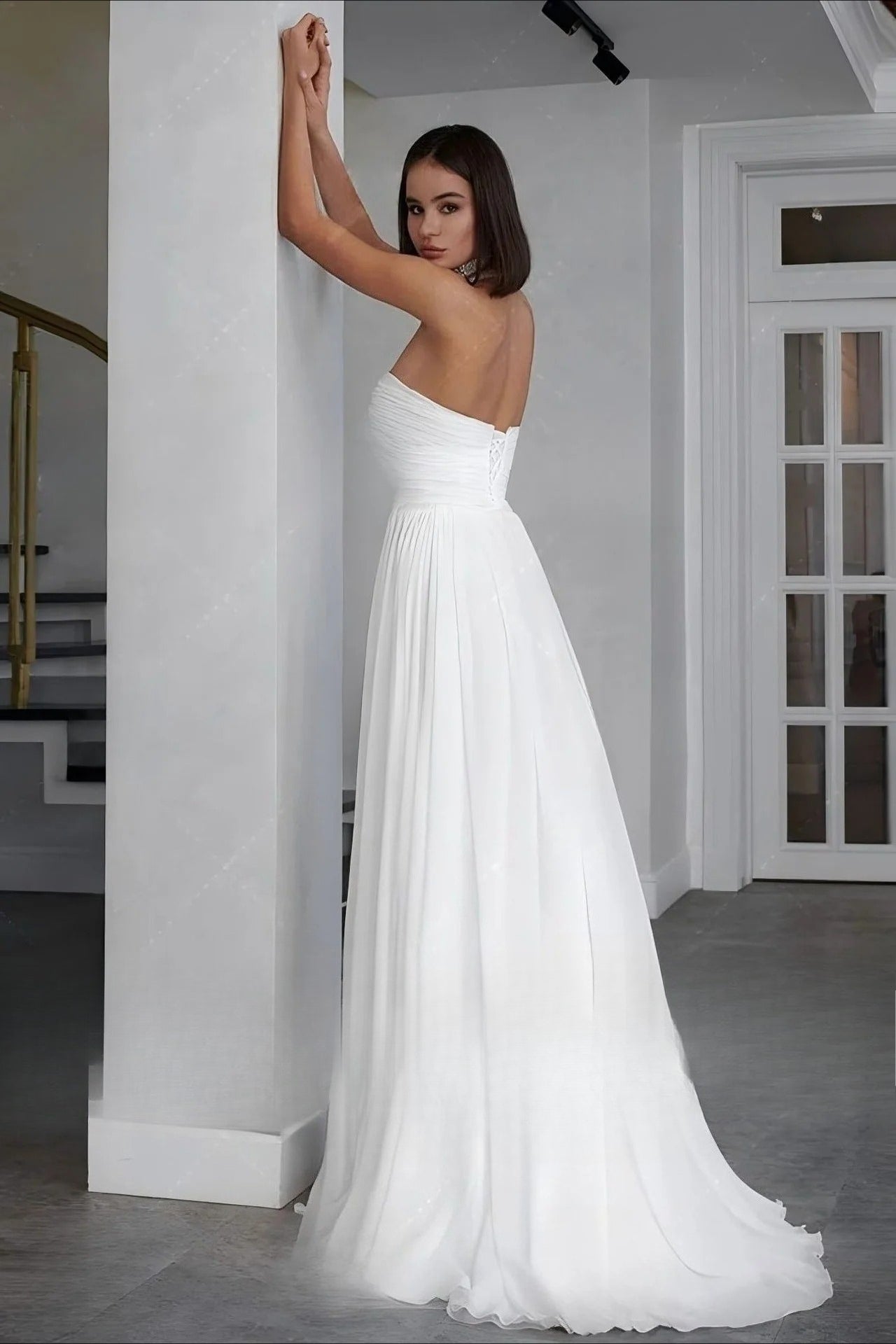Strapless Ball Gown Prom Dress