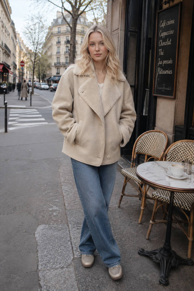 Double-Faced Shearling Jacket